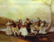 Francisco Jose de Goya Blind's Man Bluff oil